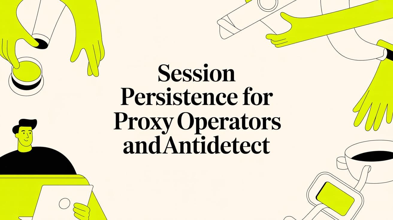 Session Persistence for Proxy Operators and Antidetect