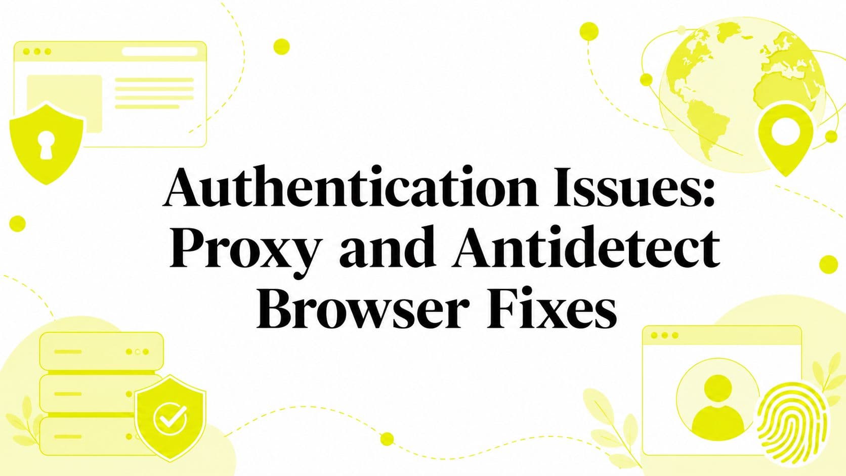 Authentication Issues: Proxy and Antidetect Browser Fixes