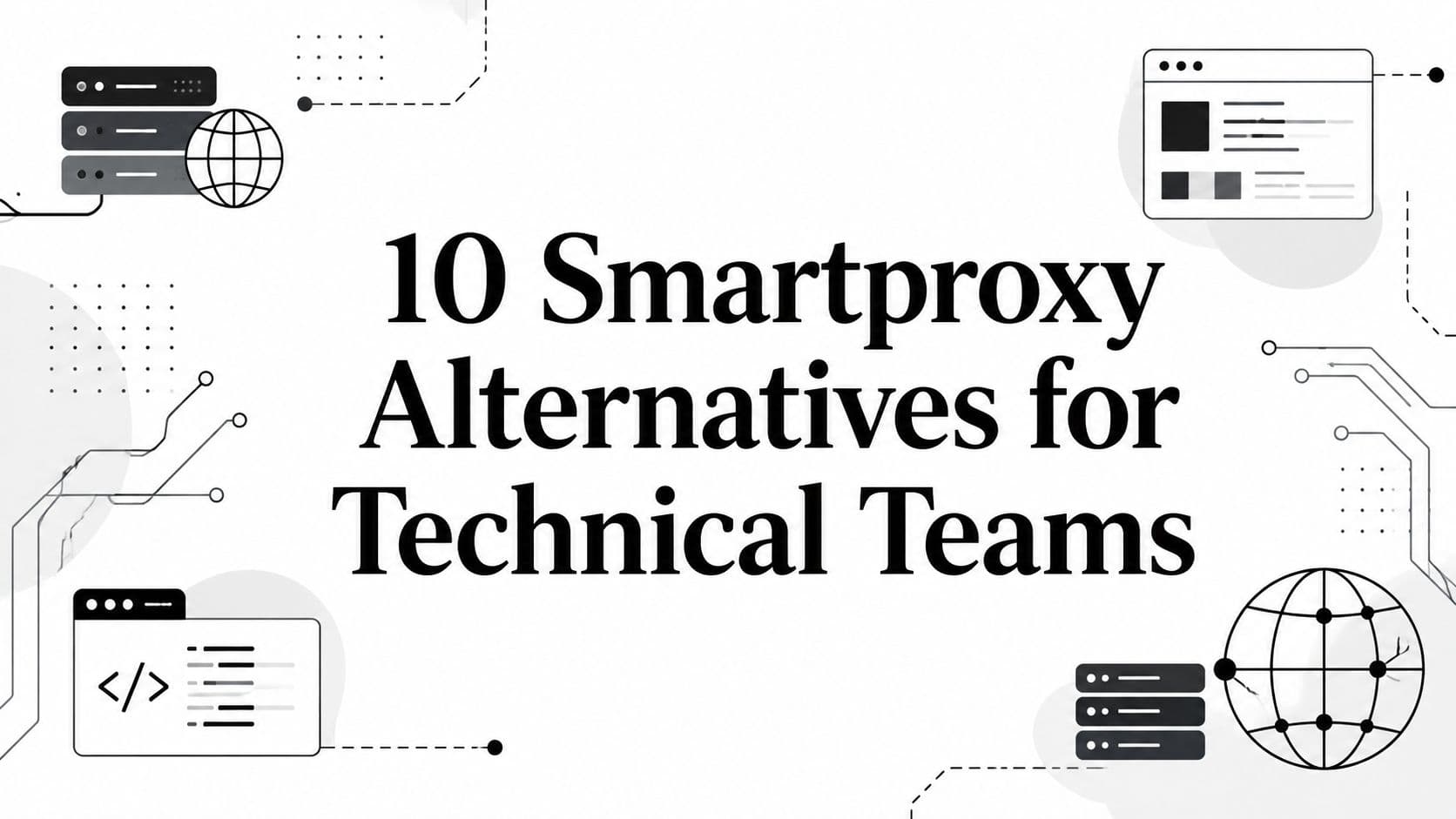 10 Smartproxy Alternatives for Technical Teams